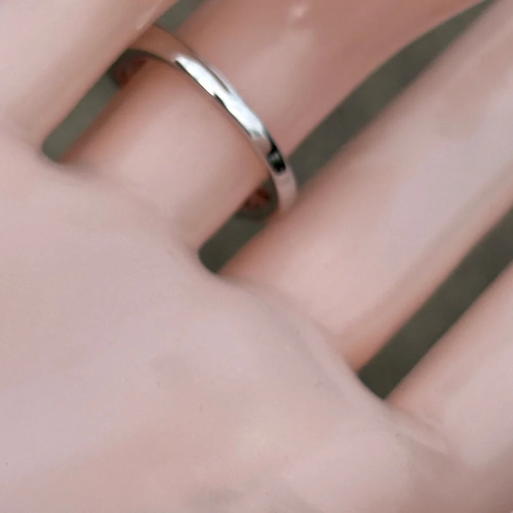 Genuine Lab Created 1.60 ct White Sapphire Bypass Ring Size 7 Sterling Silver
